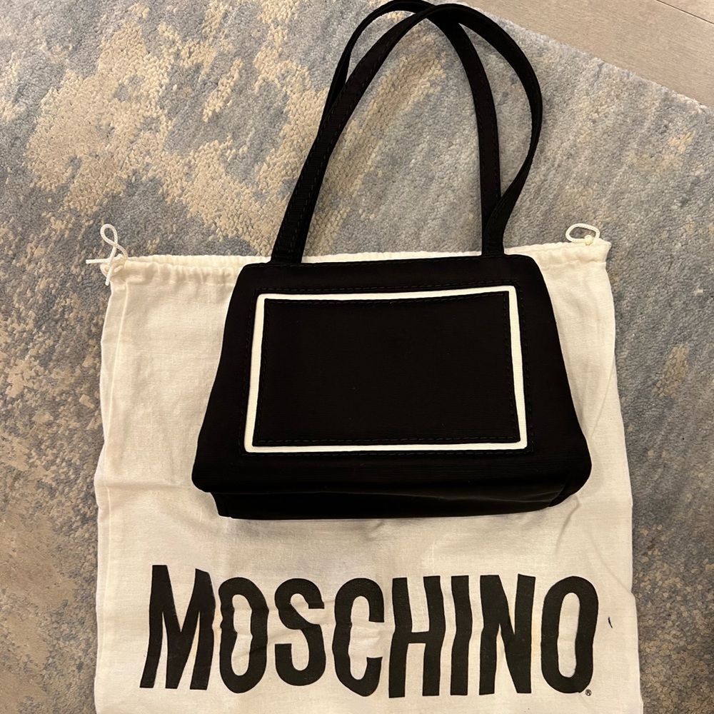 Moschino vintage black handbag